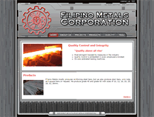 Tablet Screenshot of filipinometals.com